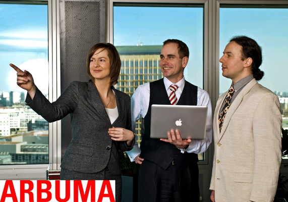 ARBUMA Consulting Mitarbeiter Shooting 01. April 2009